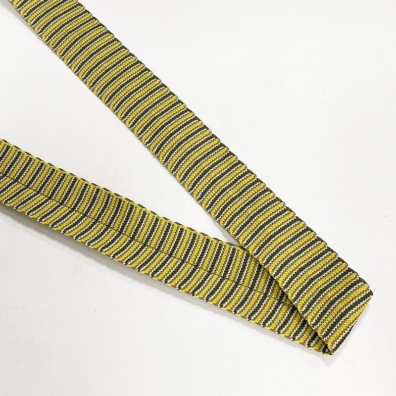 Serrated hat strap accessories yarn-dyed hat strap case paper bag carrying bow decorative ribbon wholesale