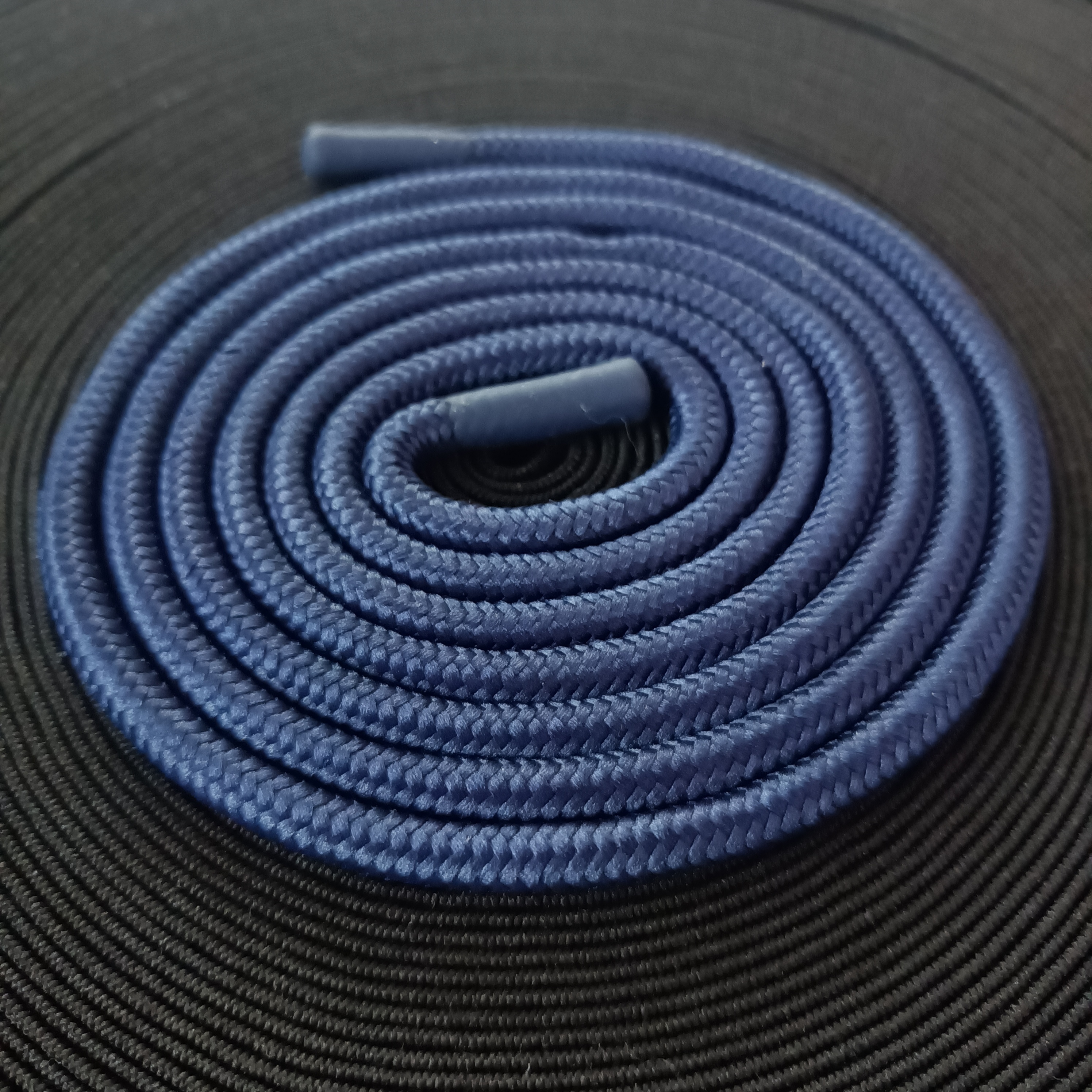 Customize 5mm Drawstring Cords Dipping End Woven Ropes Kordel String Recycled Polyester Cords Braid Rope Custom Strings Silicone Dipped Drawcord