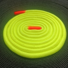 Customize 5mm Drawstring Cords Dipping End Woven Ropes Kordel String Recycled Polyester Cords Braid Rope Custom Strings Silicone Dipped Drawcord