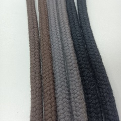 Hoodie Drawstring Cord Silicone Dipping End Cotton Rope 6mm Thickness 135cm Length Round Drawcord for Garment Accessories Clothes Strings