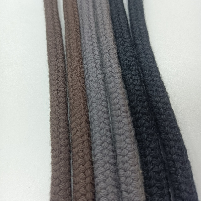 Hoodie Drawstring Cord Silicone Dipping End Cotton Rope 6mm Thickness 135cm Length Round Drawcord for Garment Accessories Clothes Strings