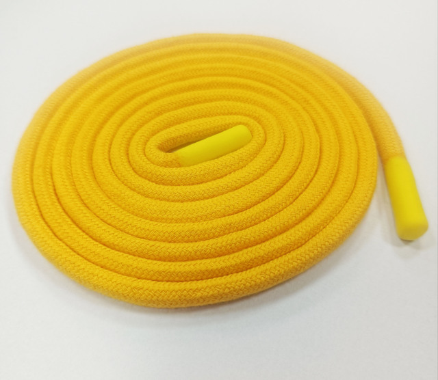 Hoodie Drawstring Cord Silicone Dipping End Cotton Rope 6mm Thickness 135cm Length Round Drawcord for Garment Accessories Clothes Strings
