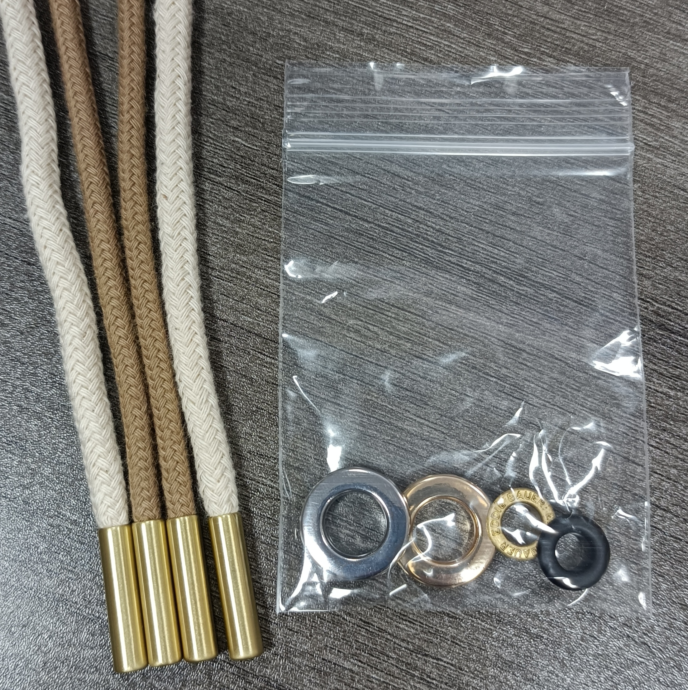 Hoodie Drawstring Cord Silicone Dipping End Cotton Rope 6mm Thickness 135cm Length Round Drawcord for Garment Accessories Clothes Strings