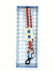 Hot Short Polyester Wrist Strap Color Metal Buckle Anti Lost Braided Phone Charm Unisex Keychain Colorful Mobile Phone Lanyard