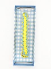 Fashionable Handcrafted Woven Braided Polyester Lanyard Keychain for Hanging Mobile Phones Bags Kettles or Straps