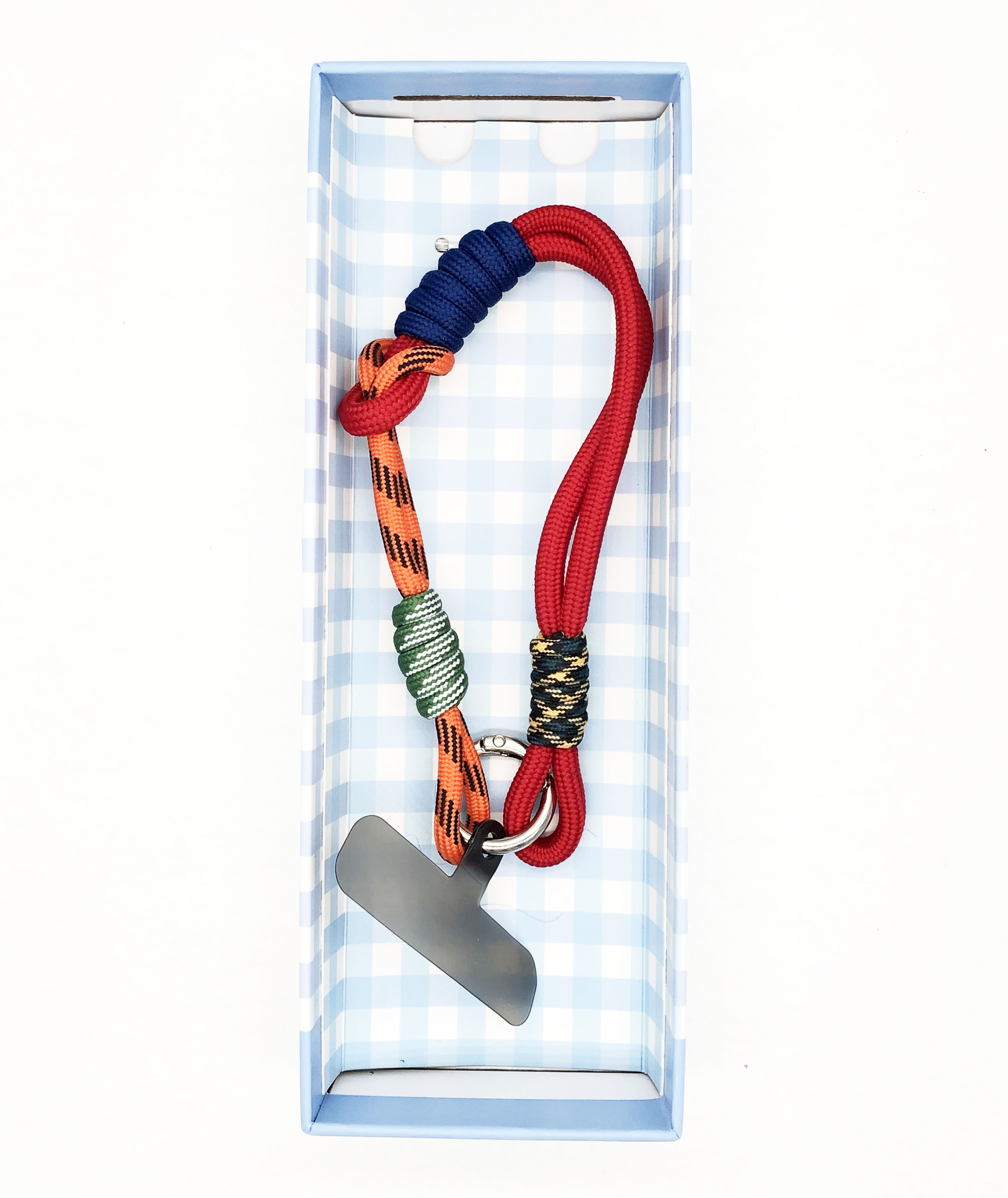 Hot Short Polyester Wrist Strap Color Metal Buckle Anti Lost Braided Phone Charm Unisex Keychain Colorful Mobile Phone Lanyard