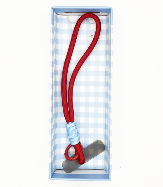 Fashionable Handcrafted Woven Braided Polyester Lanyard Keychain for Hanging Mobile Phones Bags Kettles or Straps