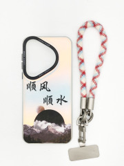 Handmade Braided Phone Strap Lanyard Rope Mixed Color Ladies Elegant Crossbody Bag Strap Mobile Phone Strap