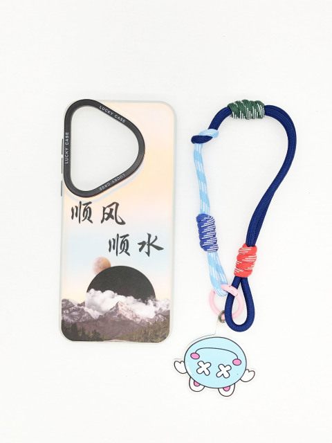 Handmade Braided Phone Strap Lanyard Rope Mixed Color Ladies Elegant Crossbody Bag Strap Mobile Phone Strap