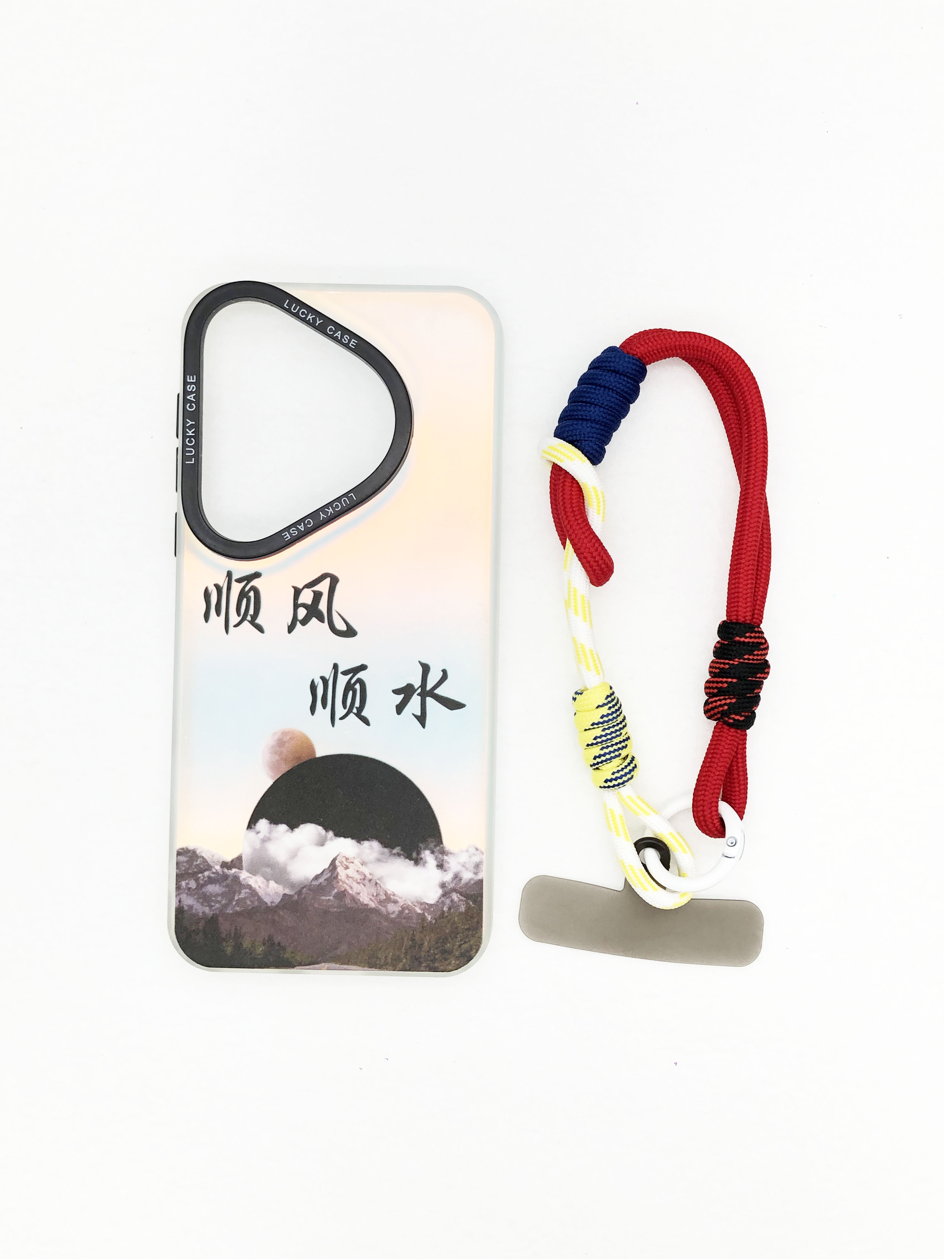 Handmade Braided Phone Strap Lanyard Rope Mixed Color Ladies Elegant Crossbody Bag Strap Mobile Phone Strap