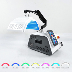 Portable 7 Color Led light skin rejuvenation PDT light therapy machine