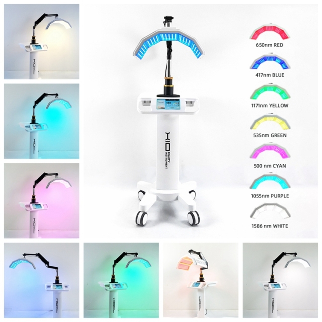 Hot Selling 273 Lamp Beads 7 Color PDT light therapy skin rejuvenation beauty machine