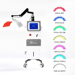 Vertical 7 Color PDT light therapy Skin care beauty machine