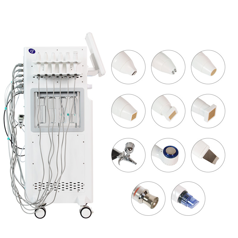 2023 Newest 11 In 1 Fractional Rf Anti-aging Skin Tightening Face Lifting Hydra Dermabrasion Microdermabrasion Machine