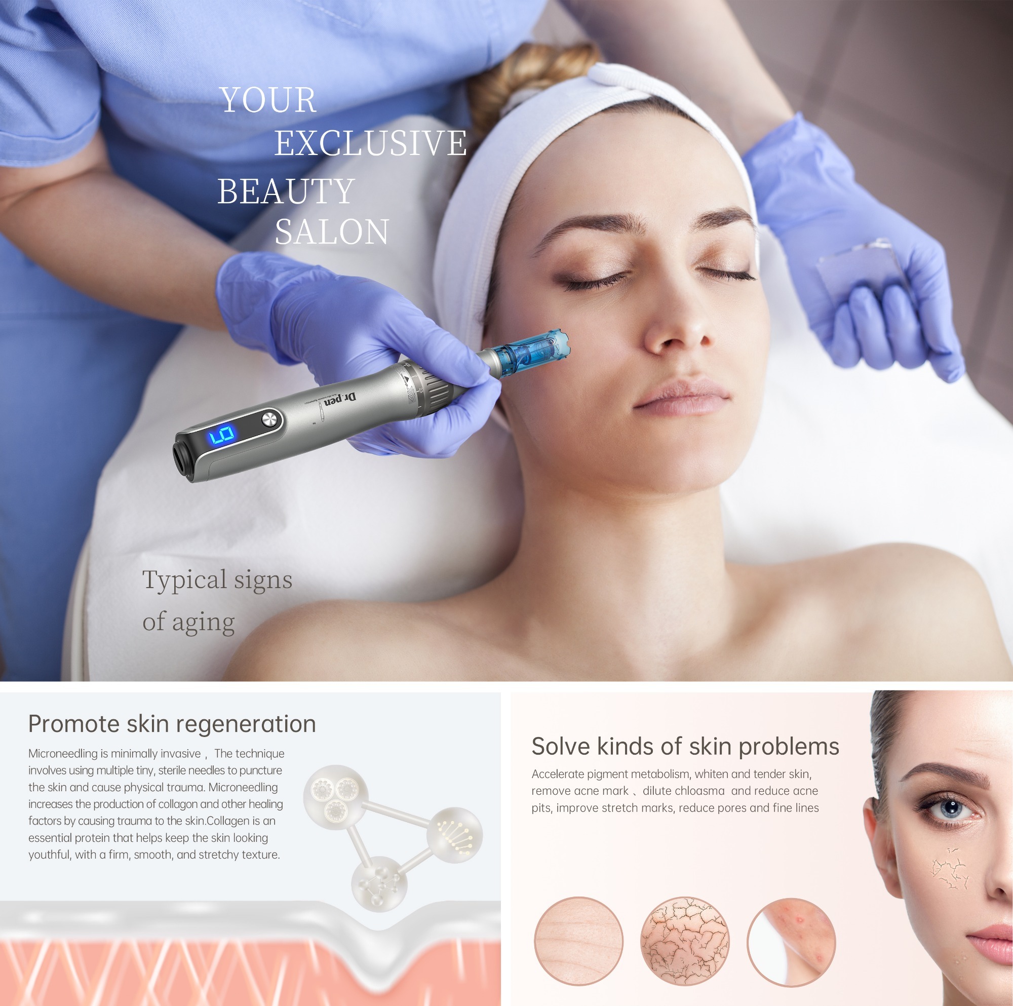 Dr.Pen M8S Skin Care Micro Needle Pen Derma Pen