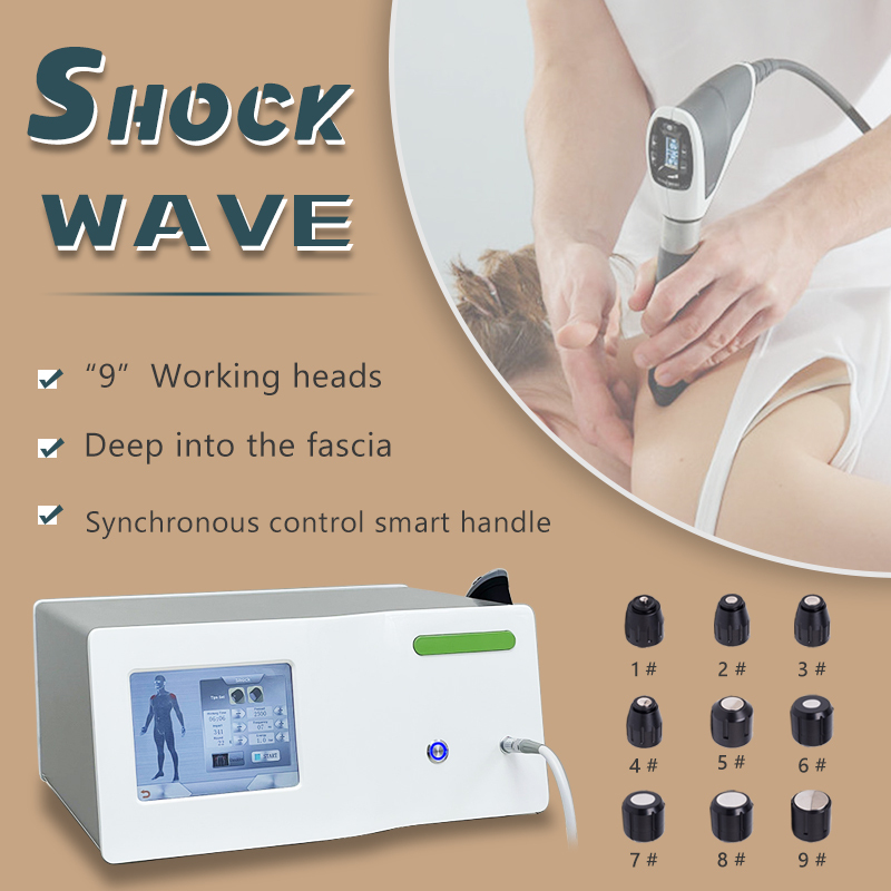 Newest 10 Bar Pneumatic Focused Shock Wave Therapy Machine For Ed Treatment