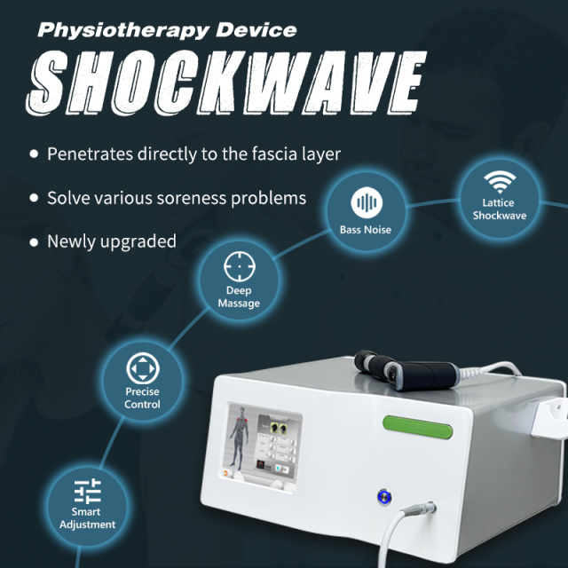 Newest 10 Bar Pneumatic Focused Shock Wave Therapy Machine For Ed Treatment