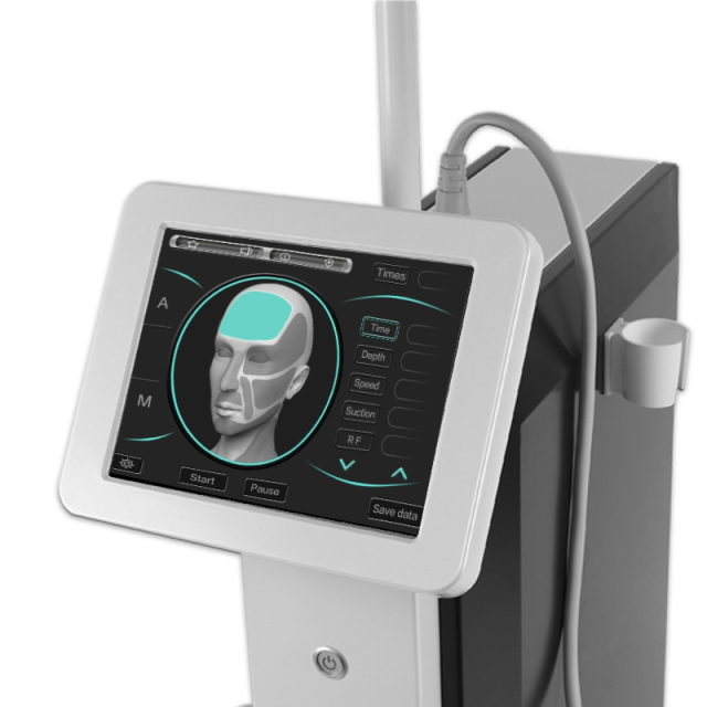 Vertical Fractional RF Microneedle Beauty Machine For Stretch Marks And Wrinkle Removal