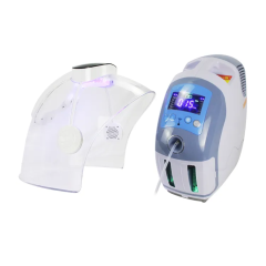 3 In 1 Led Dome Facial Oxygenated Machine H2o2 Hyperbaric Whitening Jet Peel Hydra Oxygen Facial Machine