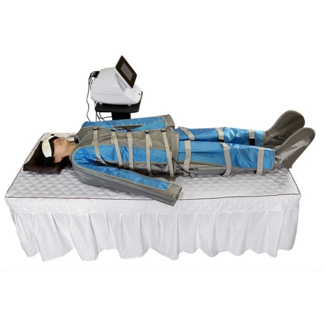 24 Airbags Pressoterapia Air Pressure Full Body Arm Leg Lymphatic Drainage Massage Machine Body Slimming Pressotherapy