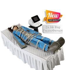 24 Airbags Pressoterapia Air Pressure Full Body Arm Leg Lymphatic Drainage Massage Machine Body Slimming Pressotherapy