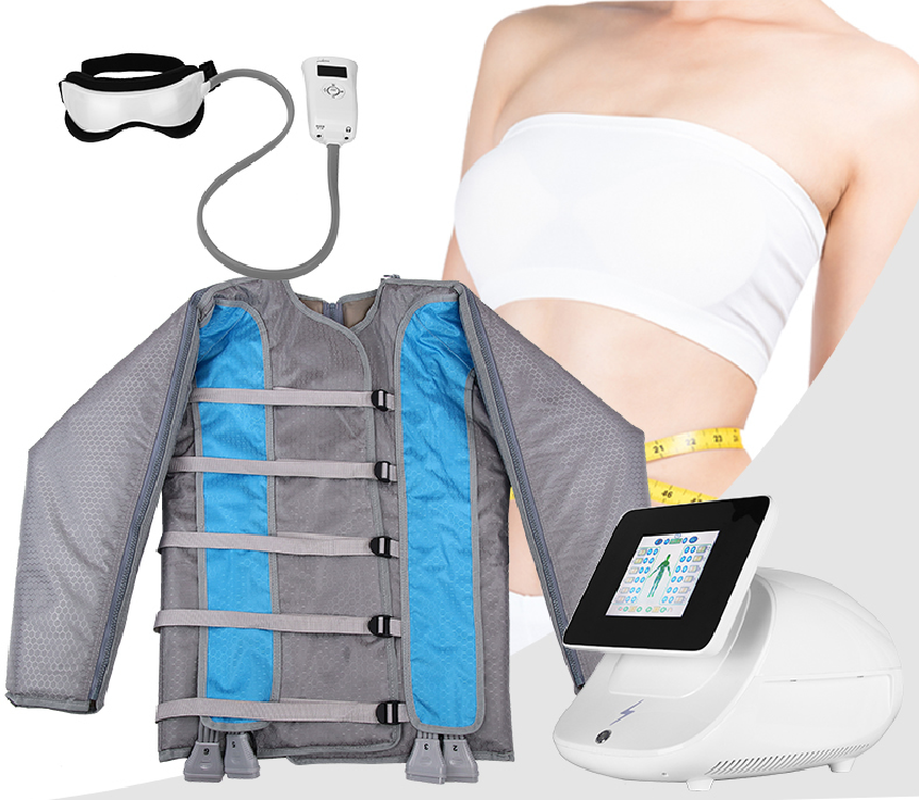24 Airbags Pressoterapia Air Pressure Full Body Arm Leg Lymphatic Drainage Massage Machine Body Slimming Pressotherapy