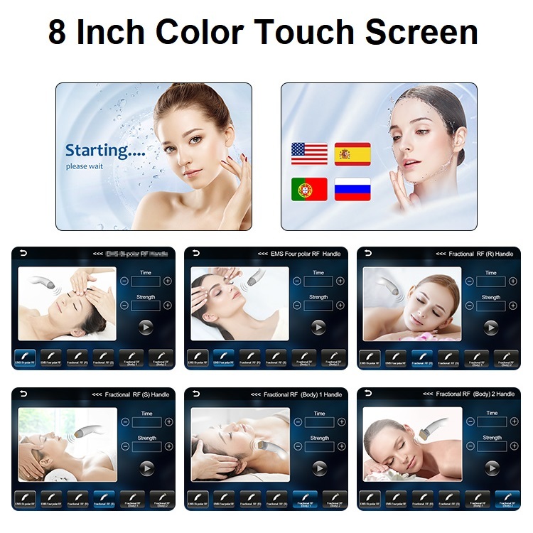 Beauty Salon 6 in 1 Multipole RF Skin Reiuvenation Equipment