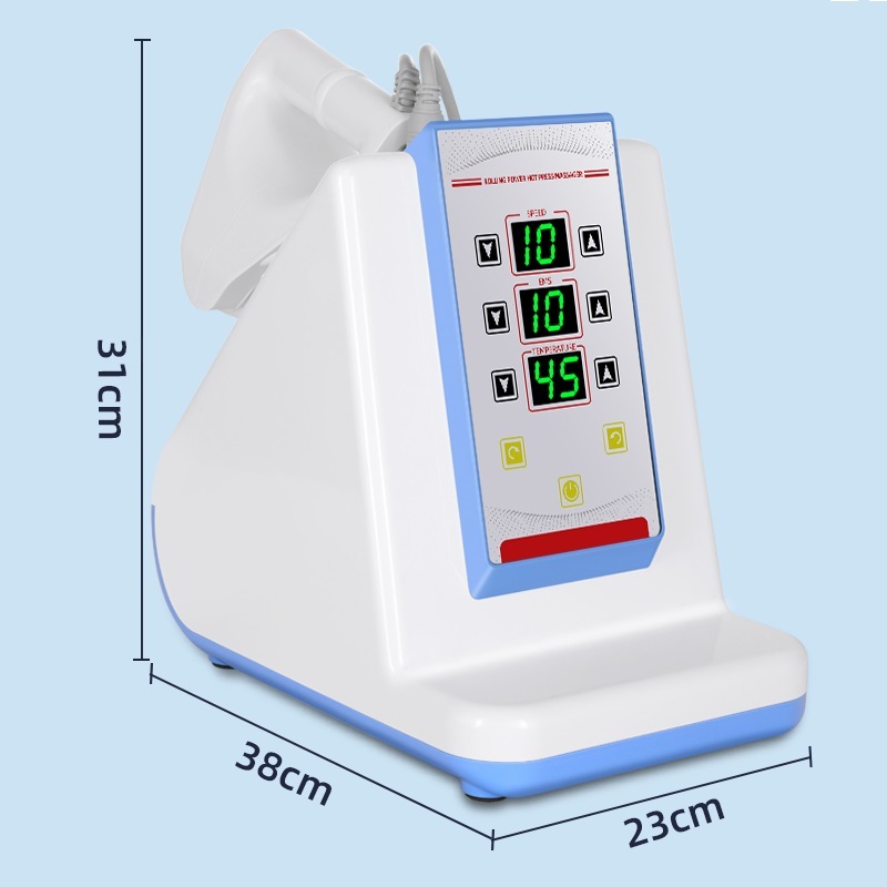 Newest Body Shaping EMS Heating Electric Roll Ball Massage Device