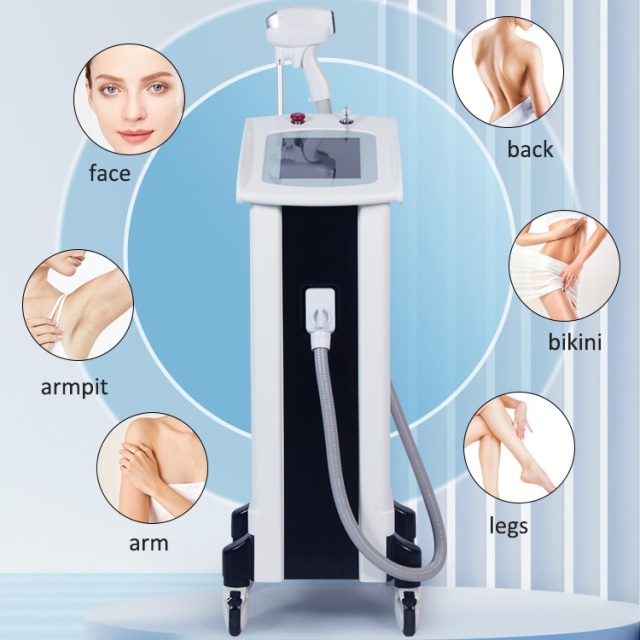 Hair Removal Laser 755 808 1064 Three Wavelengths Diode Laser Machine Price