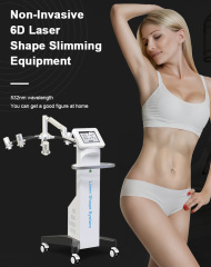 Popular 532nm Diode Laser 6D Lipolaser Fat Burning Lipo Laser Slimming Machine