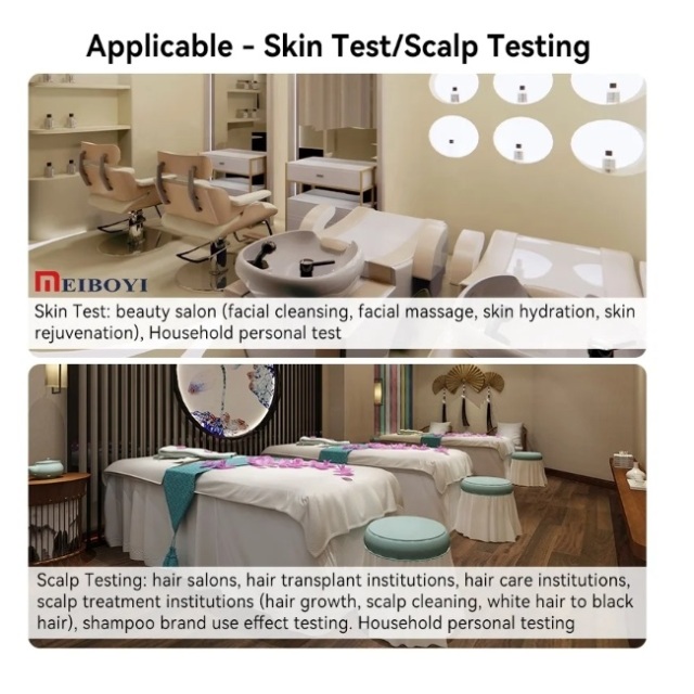 Multifunctional scalp analyzer hair care device