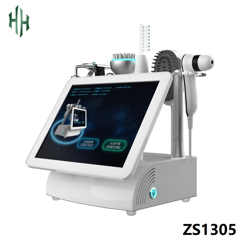 Multifunctional scalp analyzer hair care device