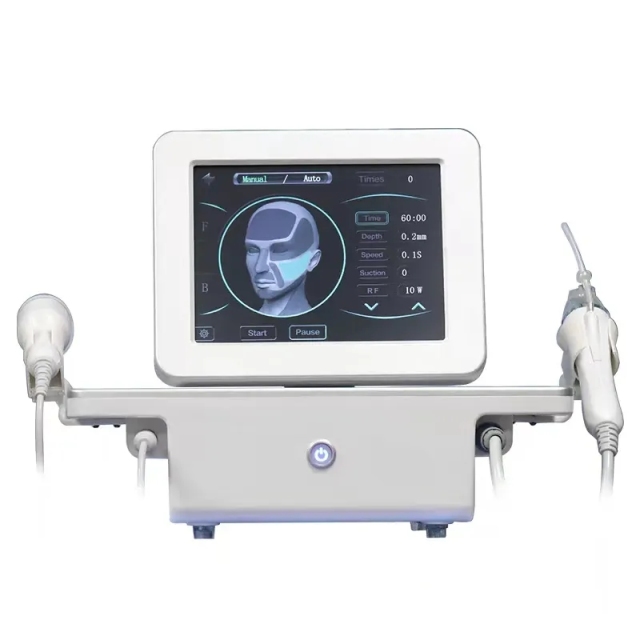 2 Handle Fractional RF Microneedle Machine