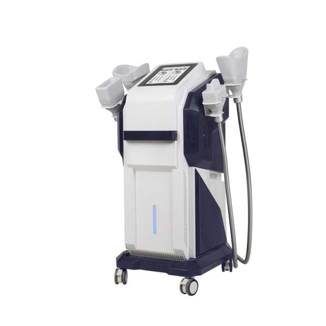 Vertical 4 Handles Cryo Therapy Slimming Machine