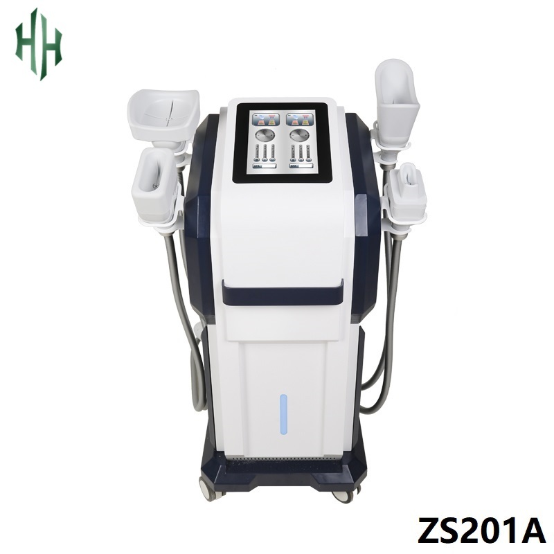 Vertical 4 Handles Cryo Therapy Slimming Machine