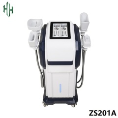 Vertical 4 Handles Cryo Therapy Slimming Machine