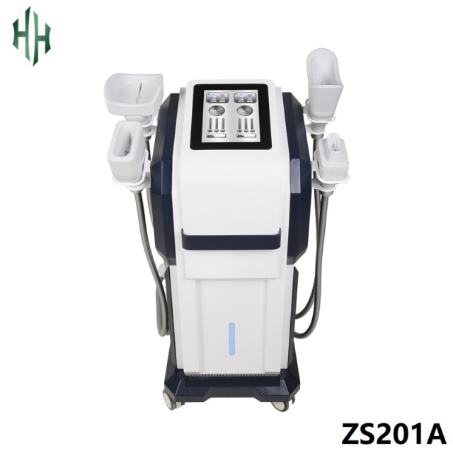 Vertical 4 Handles Cryo Therapy Slimming Machine