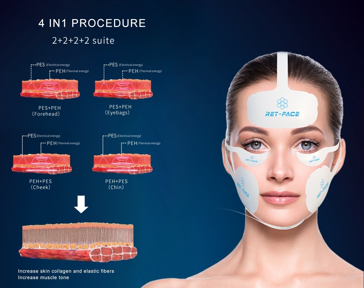 Newest Facial Skin Tightening Wrinkle Removal RF EMS Face Sculpting Machine