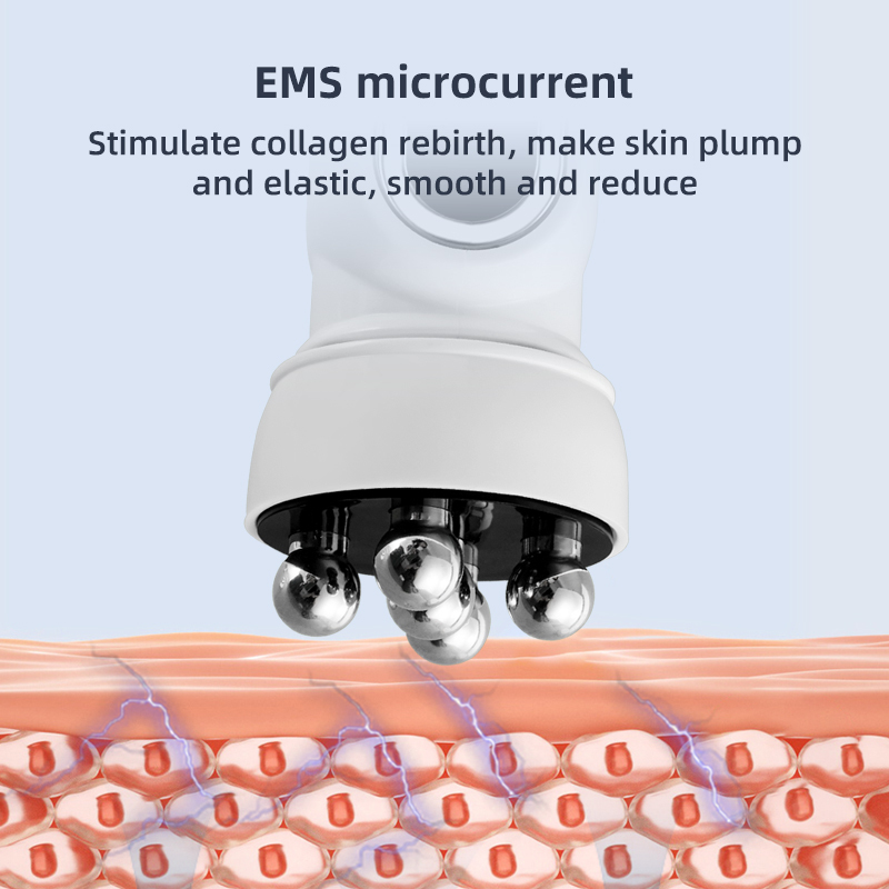 360 Rotating EMS Microcurrent Facial Care Lightening Skin Soothing Care Beauty Device