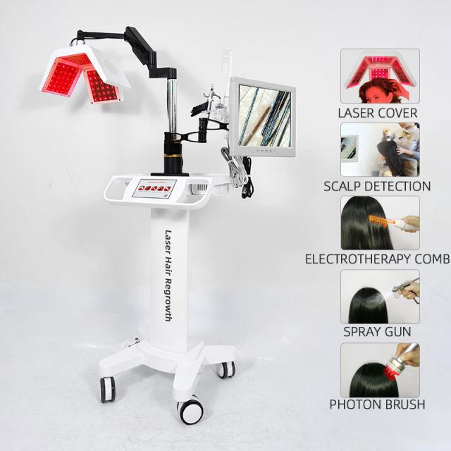 Multifunctional 5 in 1 Laser Hair Growth Device