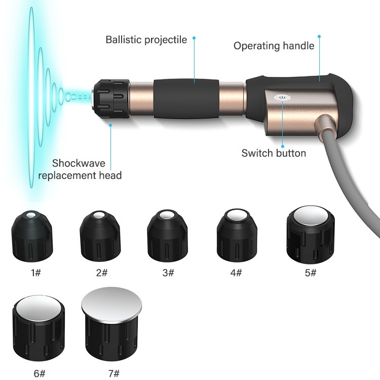 Pneumatic Shock Wave Therapy Machine