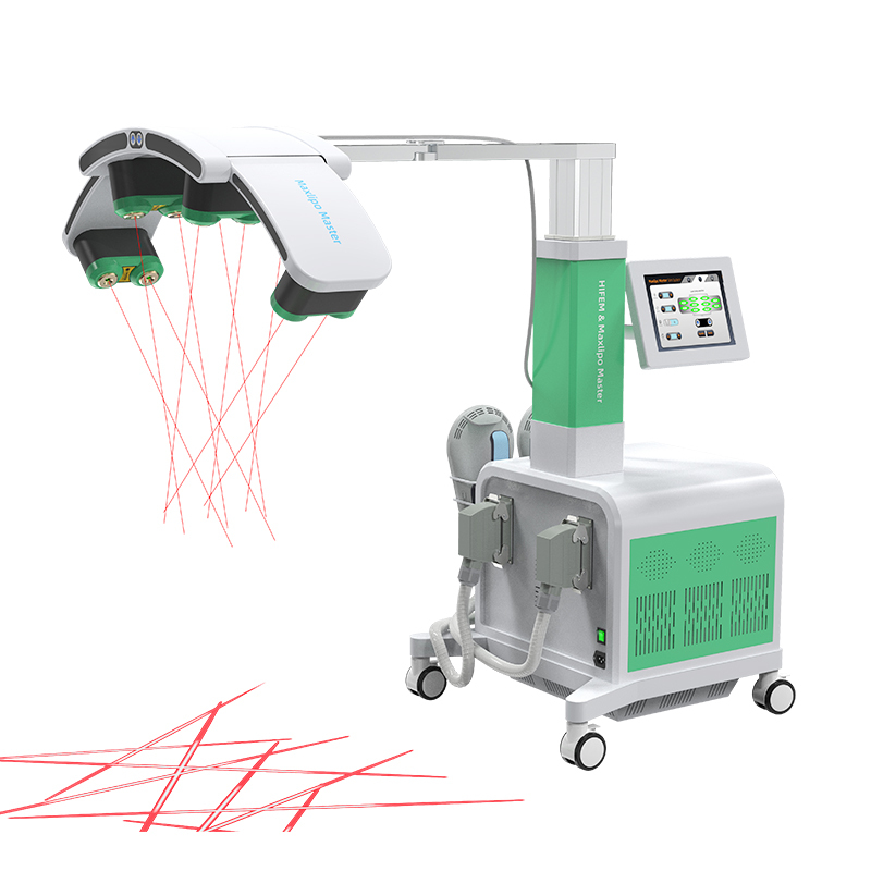 2 in 1 Body Slimming Machine EMS Sculpt Slimming Machine 532nm Diode 10D Laser Slimming Machine