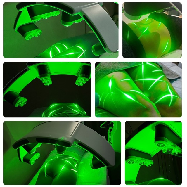 10D LLLT Laser Beauty Equipment 532Nm Cold Laser Cellulite Reduction Body Slimming Laser Beauty Machine