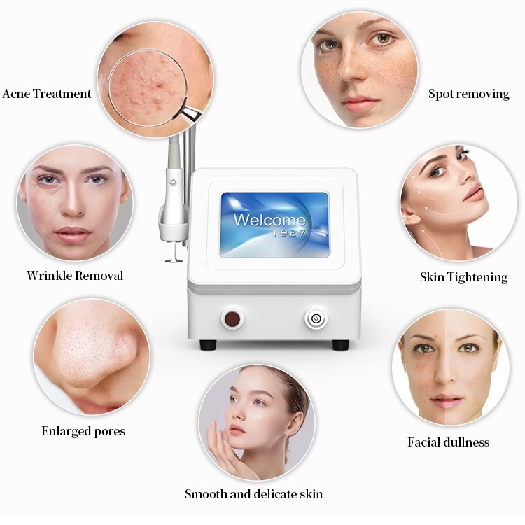 Professional 1927nm Thulium Laser Scare Remove Skin Tightening Portable Fractional Laser