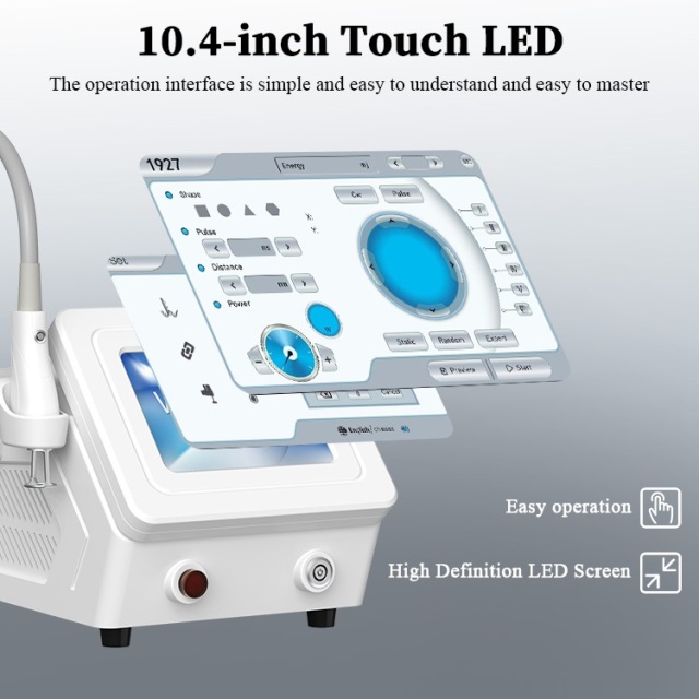 Professional 1927nm Thulium Laser Scare Remove Skin Tightening Portable Fractional Laser