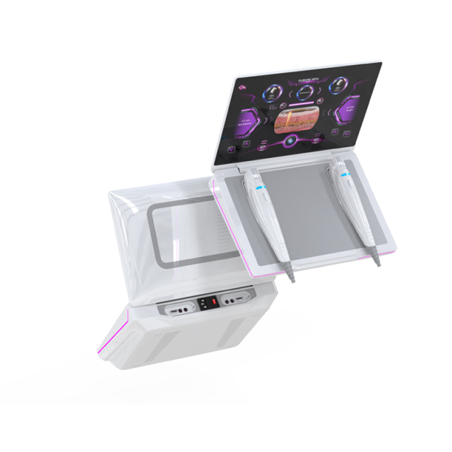 Portable 2 Handle High-Intensity Focused Ultrasound Hifu Machine
