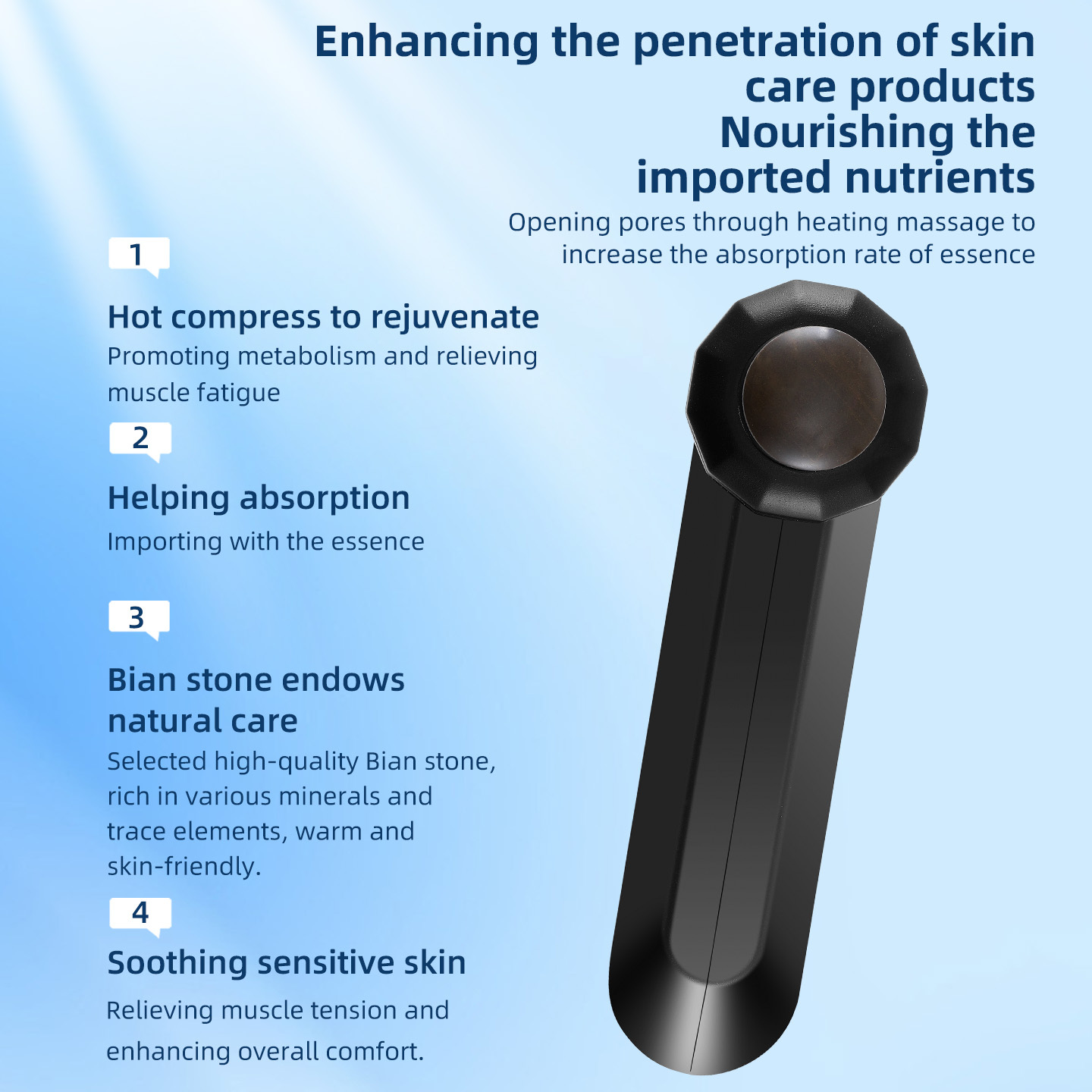 Bianstone Improving Microcirculation Hot Compress and Soothing and Shrinking Pores Cold Compress