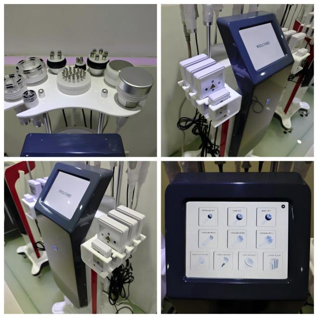 10 in 1 vacuum cavitation system body sculpting slimming massager machine