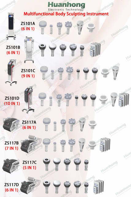 10 in 1 vacuum cavitation system body sculpting slimming massager machine