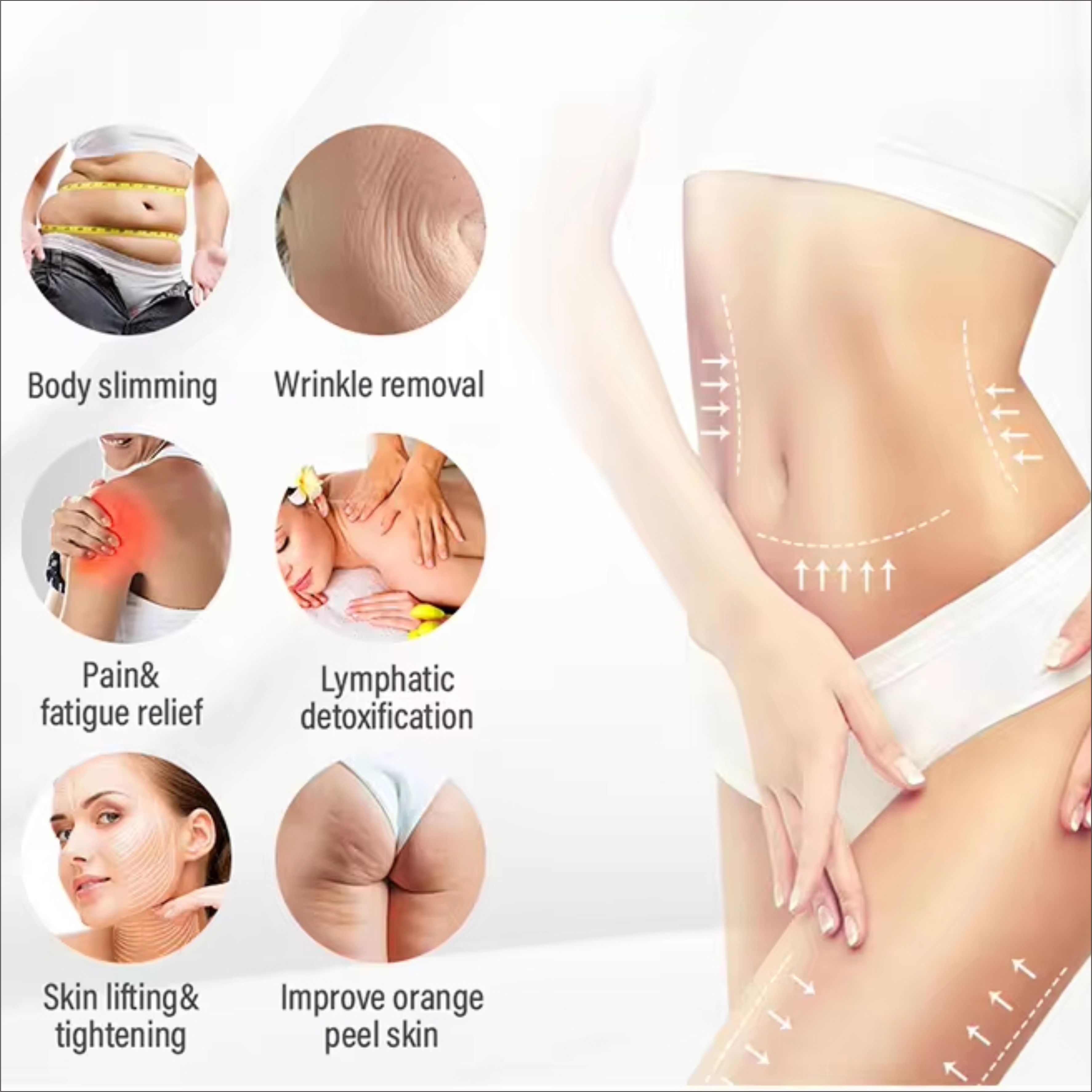 8 in 1 vacuum roller slimming machine